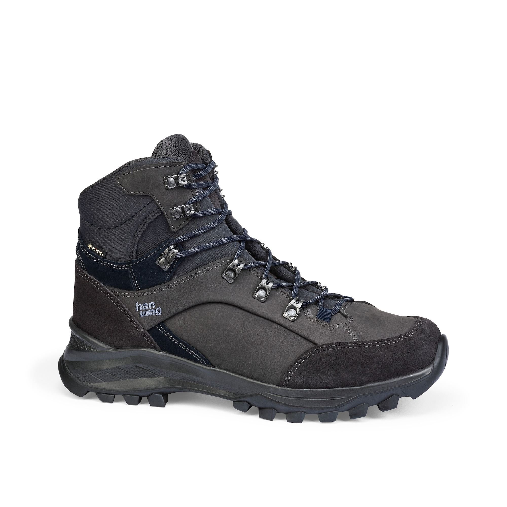 Hanwag Men's Banks GTX Hiking Boots Navy/Deep Grey KGSOA4189